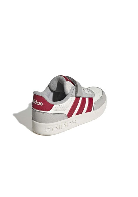 Scarpe Adidas Breakbase Bianco Grigio Rosso Bambini ADIDAS CORE | Sneakers | KJ9594-